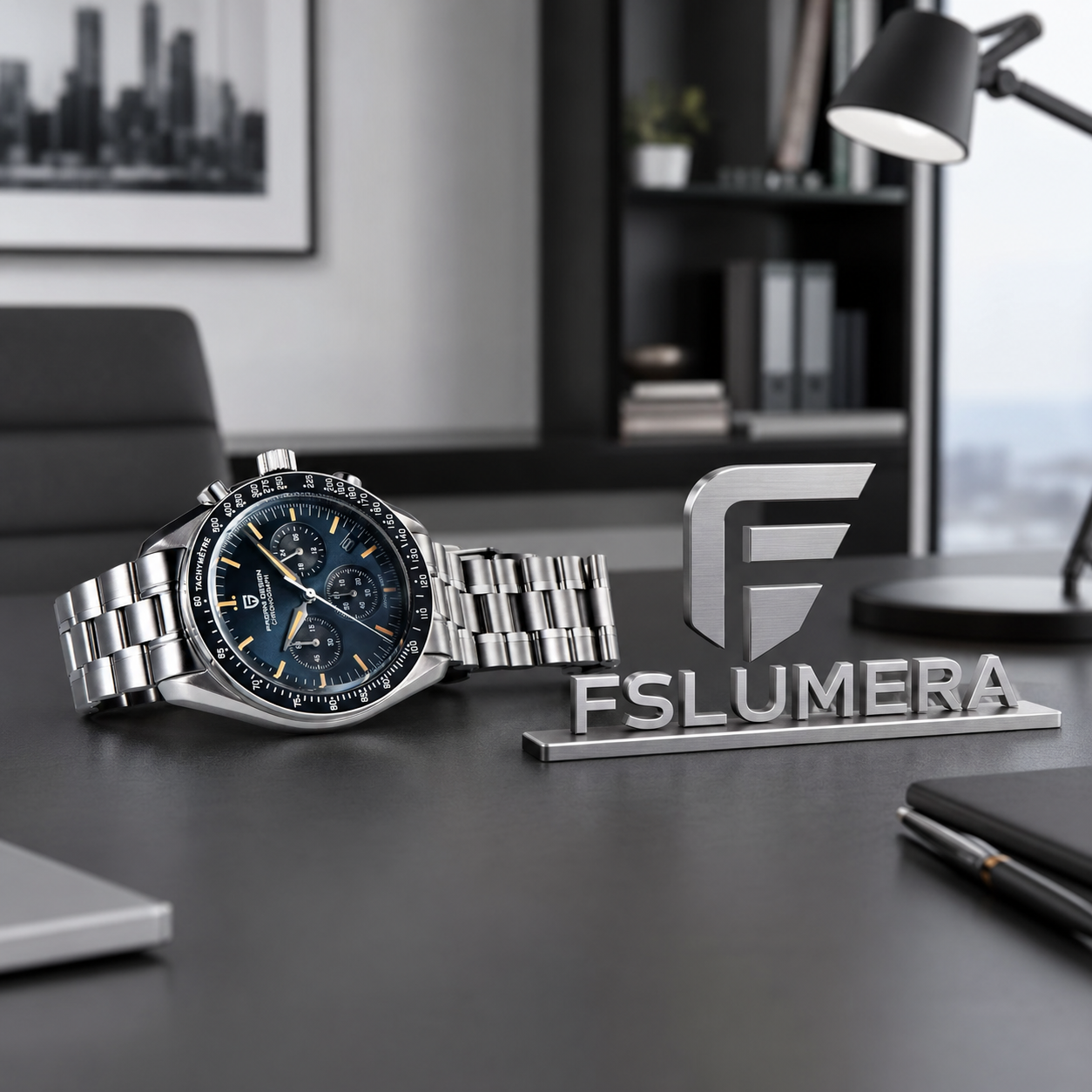 Nuovo Orologio 2026 al Quarzo per Uomo , Cronografo Sportivo in Acciaio