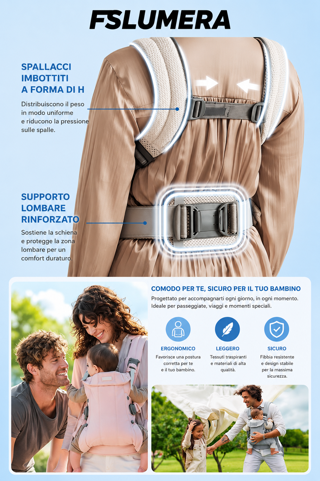Marsupio BabyBjorn in rete 3D | Design ergonomico 3 in 1, adatto a neonati e bambini piccoli (da 3 a 18 kg)