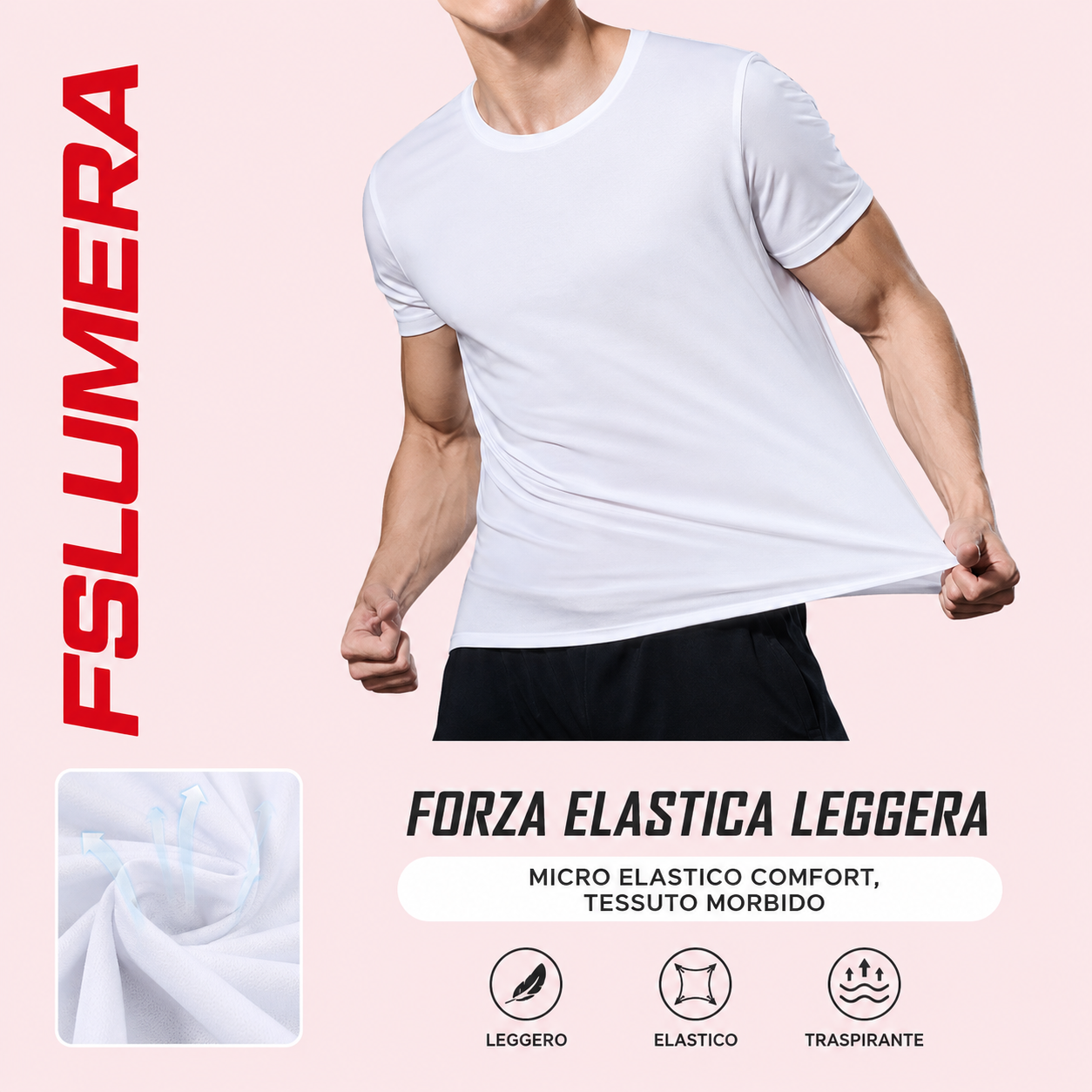 Nuova maglietta sportiva estiva da uomo ad asciugatura rapida per corsa e fitness - Top fitness a maniche corte da uomo - T-shirt da palestra