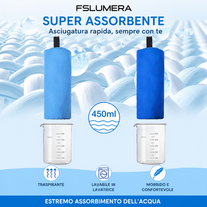 Asciugamano da bagno assorbente ad asciugatura rapida e traspirante ,per escursionismo, nuoto, spiaggia,palestra