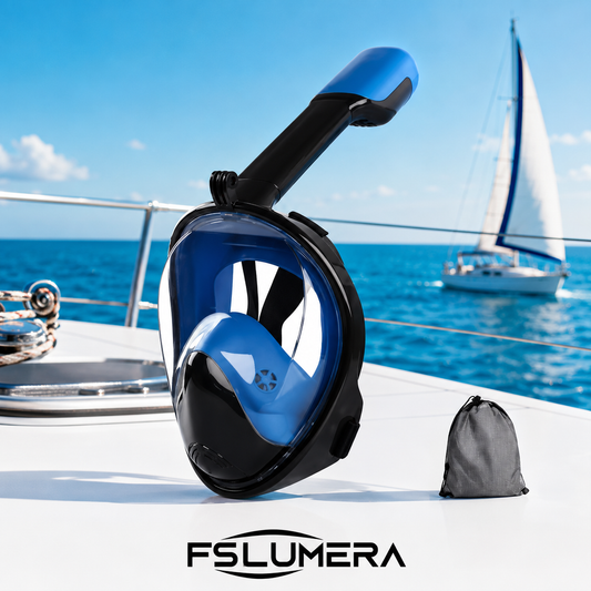 Scuba subacquea Anti Fog Maschera subacquea a pieno facciale Snorkeling ,Maschere respiratorie nuoto impermeabile sicura per bambini adulti