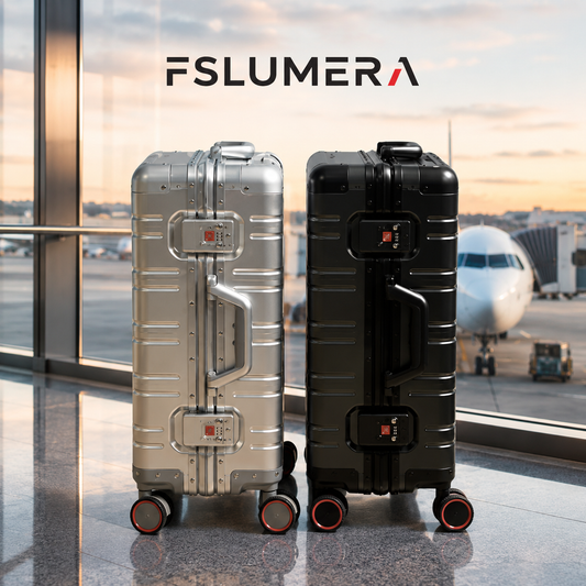 Valigia da Viaggio di Lusso in Lega di Alluminio-Magnesio , Trolley, Bagaglio a Mano