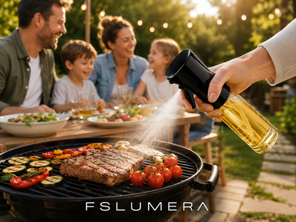 Dispenser spray olio da cucina 2 in 1: spruzzatore o solo pennello per friggitrice ad aria, insalate, griglia