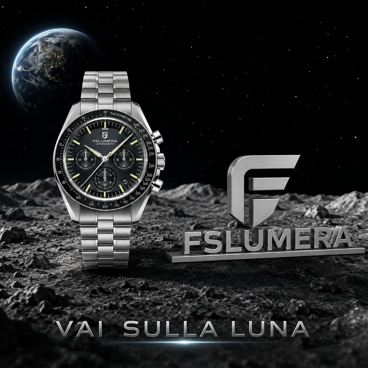 Nuovo Orologio 2026 al Quarzo per Uomo , Cronografo Sportivo in Acciaio