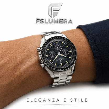 Nuovo Orologio 2026 al Quarzo per Uomo , Cronografo Sportivo in Acciaio