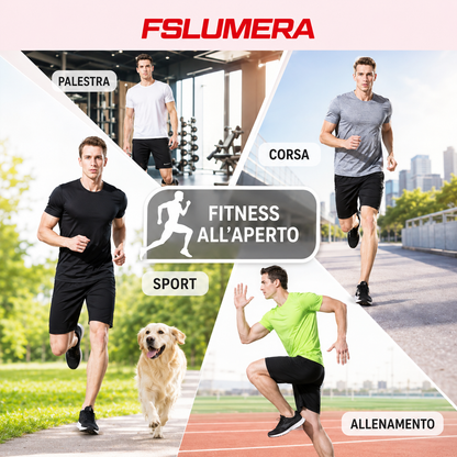 Nuova maglietta sportiva estiva da uomo ad asciugatura rapida per corsa e fitness - Top fitness a maniche corte da uomo - T-shirt da palestra