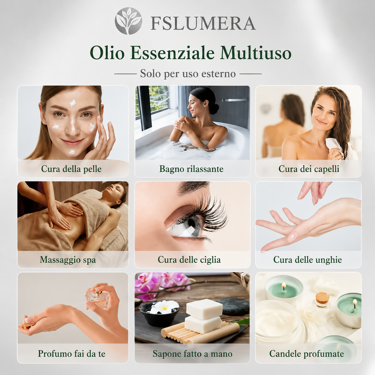 Olio essenziale di rosmarino e olio di cocco per capelli, migliora la caduta dei capelli e nutre, rinforza le radici dei capelli, trattamento per il cuoio capelluto, cura dei capelli